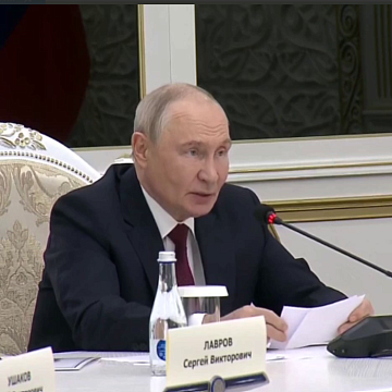 Vladimir Putin noted the role of KRSU in the development of Russian education in Kyrgyzstan